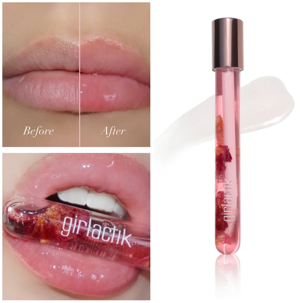 💎2/$20 GIRLACTIK Rose Oil Clear Petal Gloss
